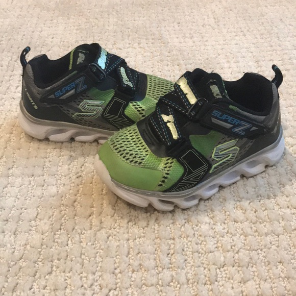 Skechers | Shoes | Skechers Shoes Z Strap Light Up Size 8 | Poshmark